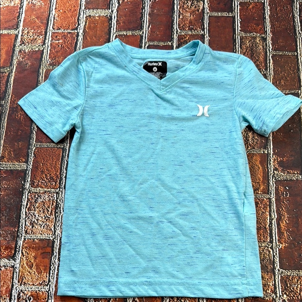 Hurley Kids Light Blue Short Sleeve Tee